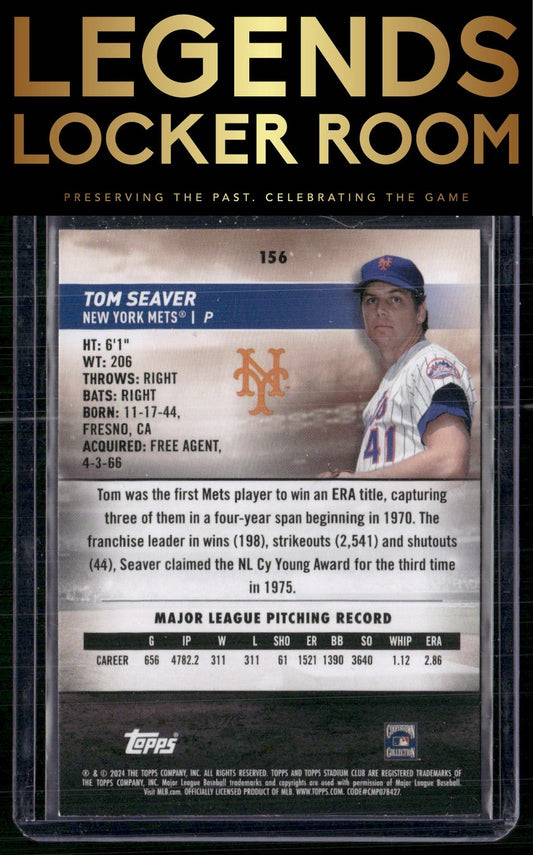2024 Stadium Club #156 Tom Seaver
