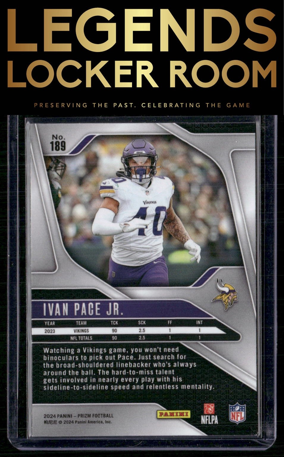 2024 Panini Prizm #189 Ivan Pace Jr.