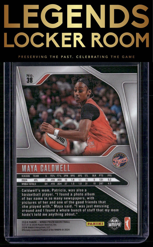 2024 Panini Prizm WNBA #38 Maya Caldwell