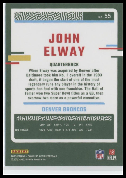 2023 Donruss Optic #55 John Elway