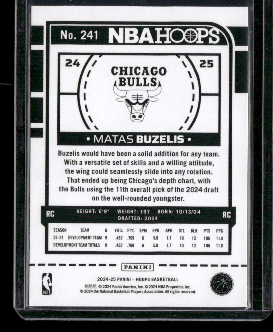 2024-25 Hoops #241 Matas Buzelis