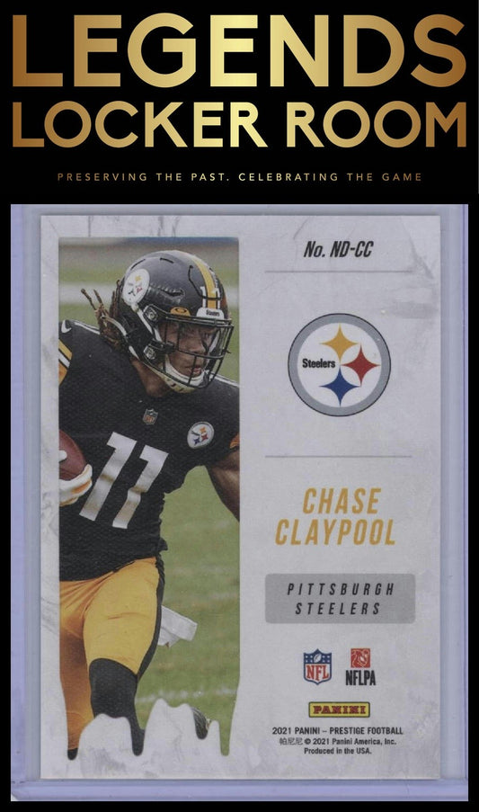 2021 Panini Prestige #ND-CC Chase Claypool NFL Drip