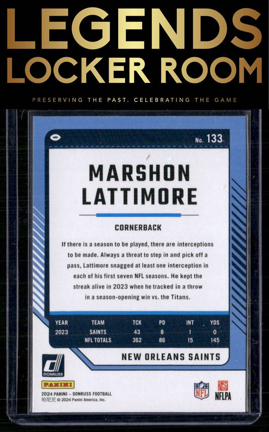 2024 Donruss #133 Marshon Lattimore