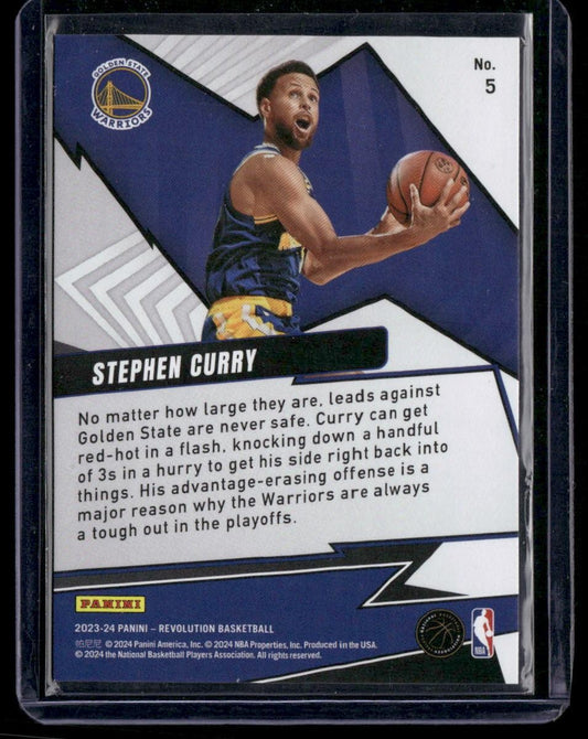 2023-24 Panini Revolution #5 Stephen Curry Shock Wave