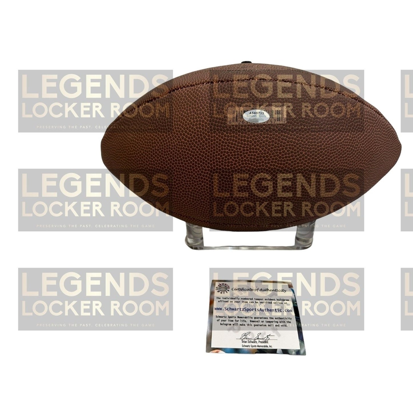 Craig Morton Signed Football Inscribed SB VI Champs Certificate of Authenticity