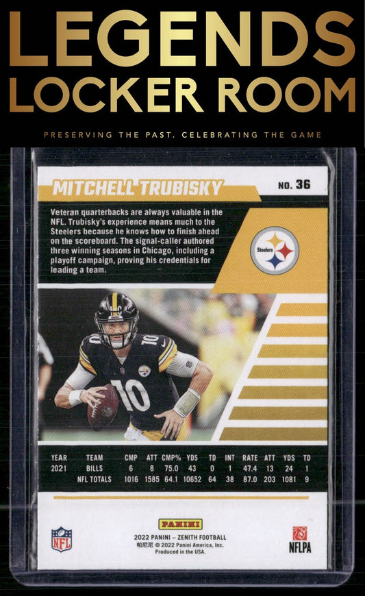 2022 Zenith #36 Mitchell Trubisky Retail