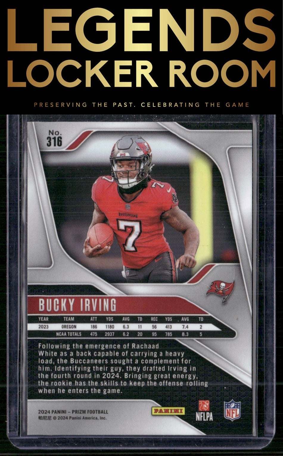 2024 Panini Prizm #316 Bucky Irving