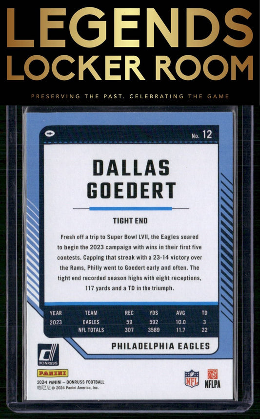 2024 Donruss #12 Dallas Goedert