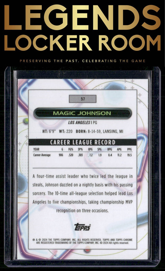 2023-24 Topps Chrome Cosmic #57 Magic Johnson