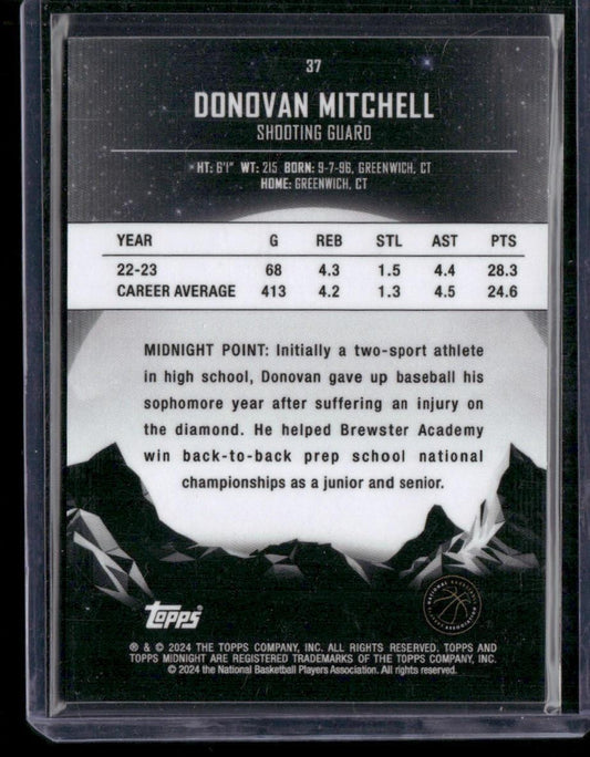 2023-24 Topps Midnight #37 Donovan Mitchell /99