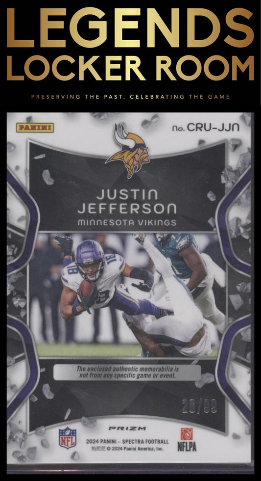 2024 panini spectra Justin Jefferson Crush /99