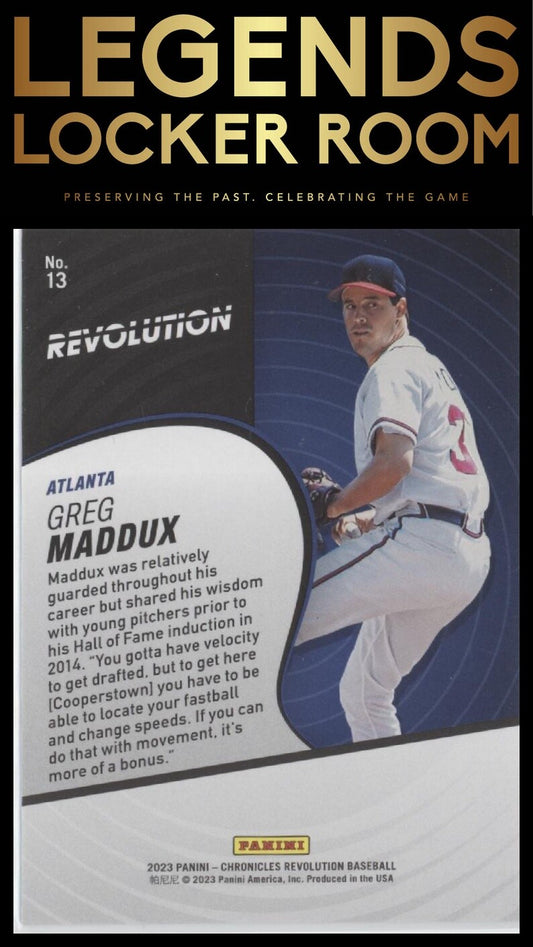 2023 Panini Chronicles - Revolution #13 Greg Maddux