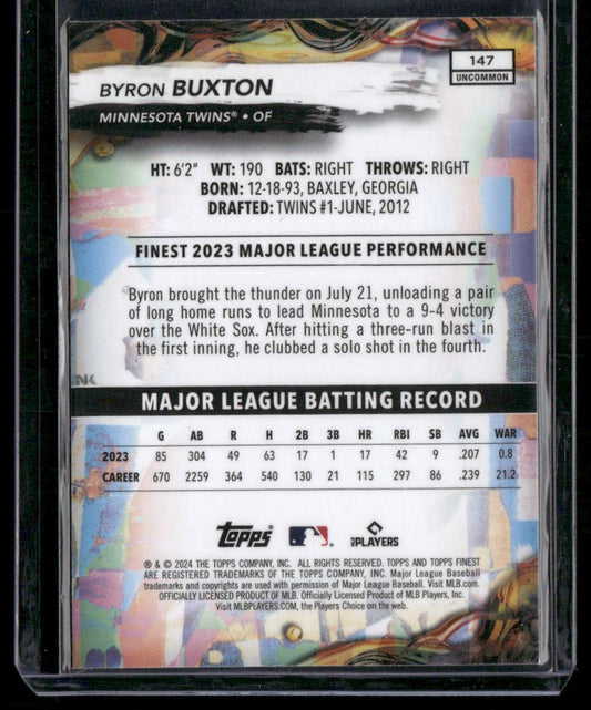 2024 Finest #147 Byron Buxton