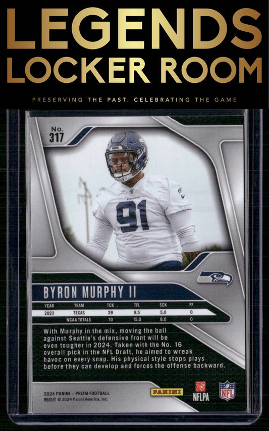2024 Panini Prizm #317 Byron Murphy II