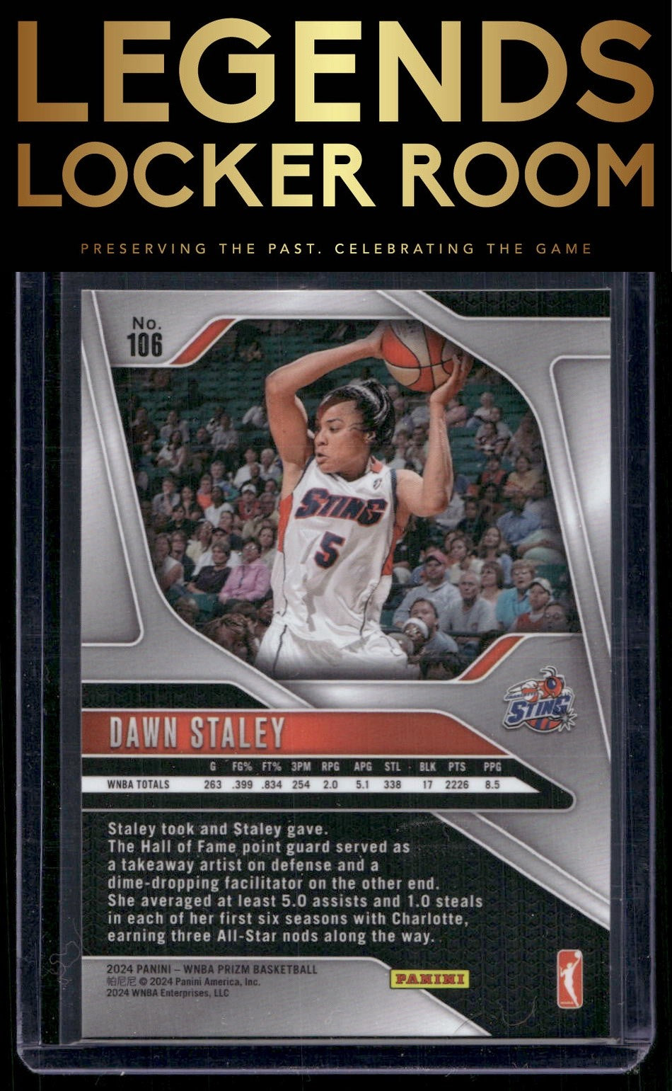 2024 Panini Prizm WNBA #106 Dawn Staley