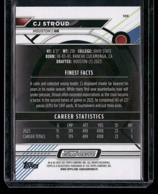 2023 Topps Composite #189 CJ Stroud