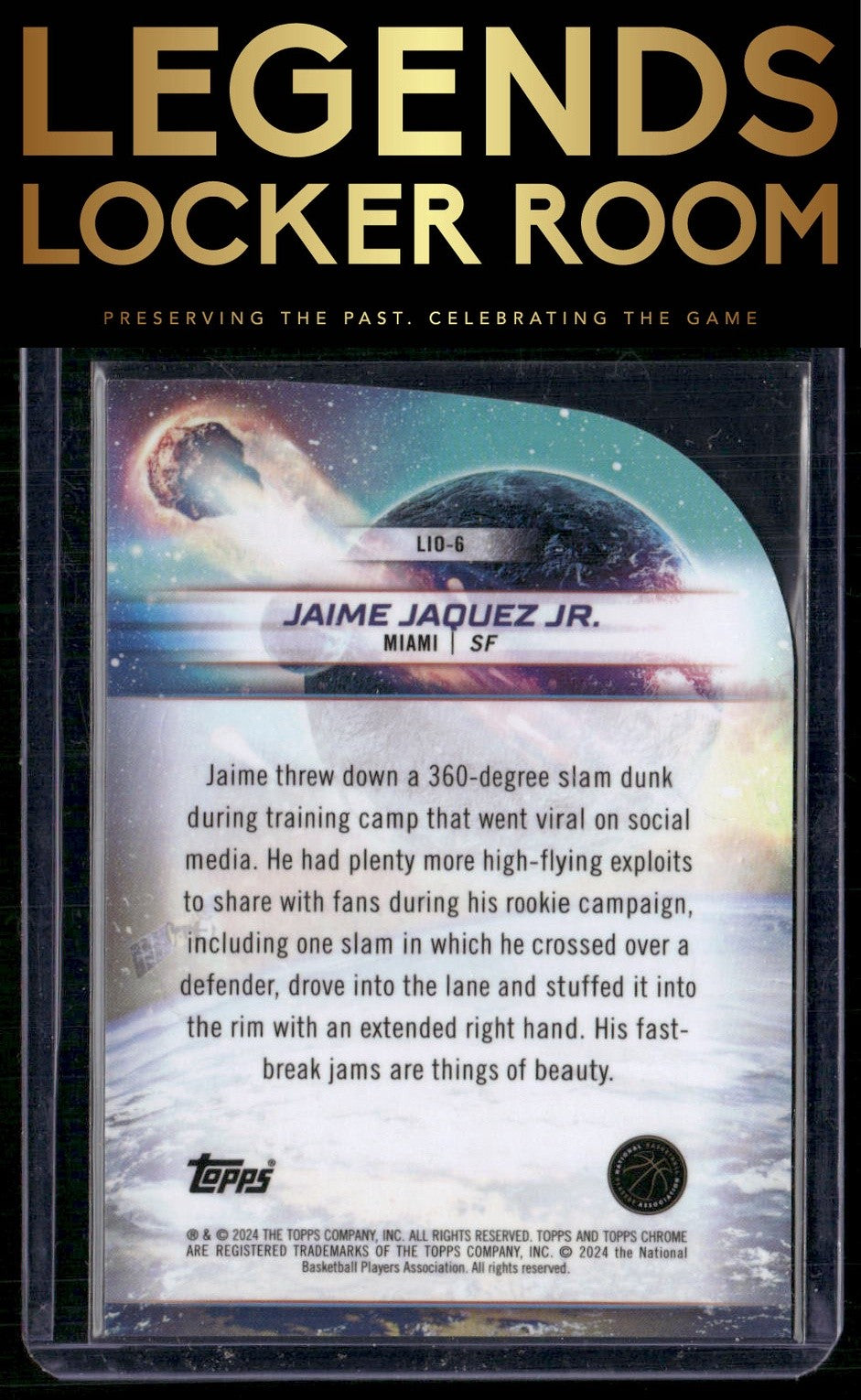 2023-24 Topps Chrome Cosmic #LIO-6 Jaime Jaquez Jr. Launched Into Orbit