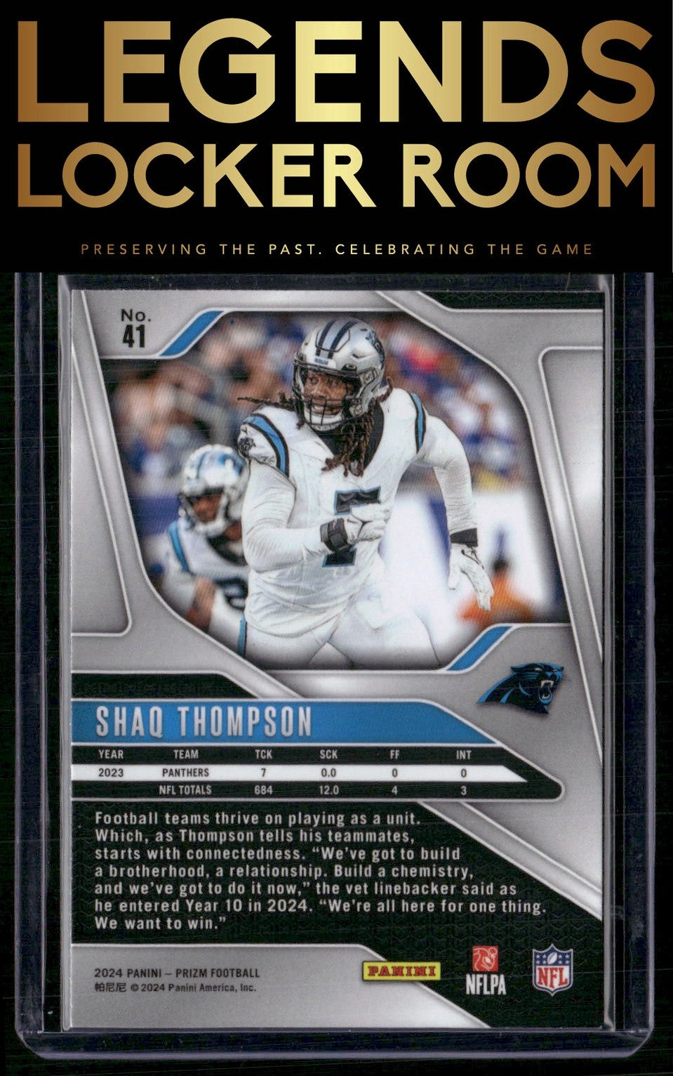 2024 Panini Prizm #41 Shaq Thompson