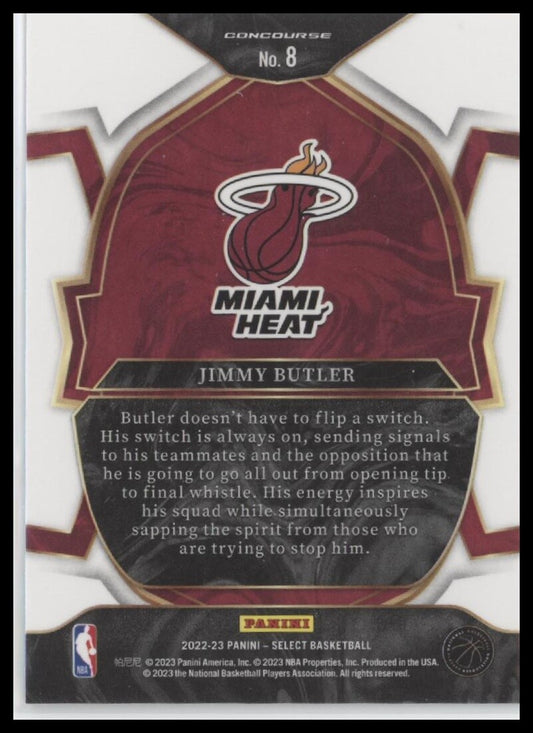 2022-23 Panini Select #8 Jimmy Butler Blue (Retail Base)