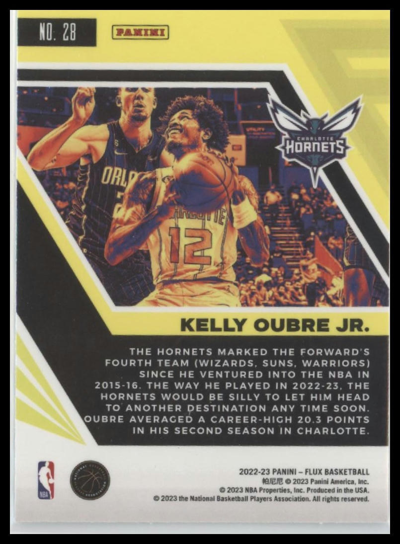 2022-23 Panini Flux #28 Kelly Oubre Jr.