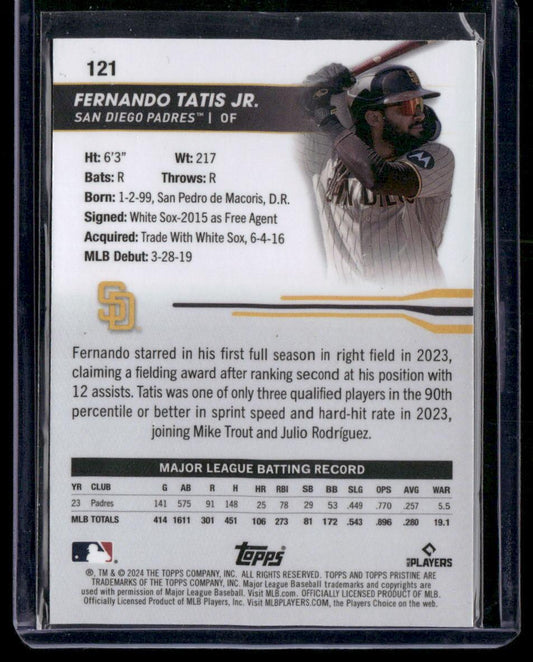 2024 Topps Pristine #121 Fernando Tatis Jr.