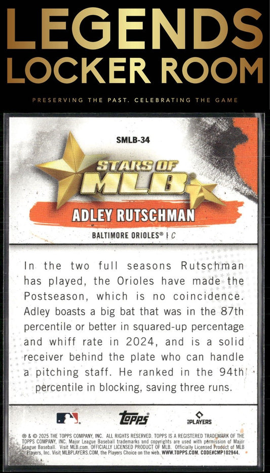 2025 Topps #SMLB-34 Adley Rutschman Stars of MLB