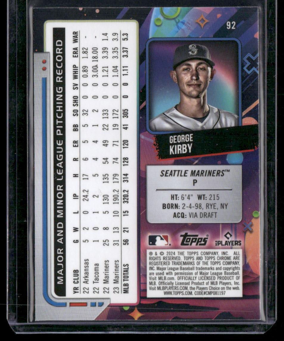 2024 Topps Chrome Cosmic #92 George Kirby