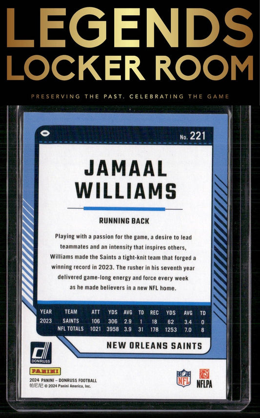 2024 Donruss #221 Jamaal Williams