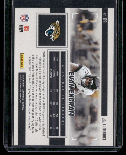 2024 Panini Luminance #89 Evan Engram