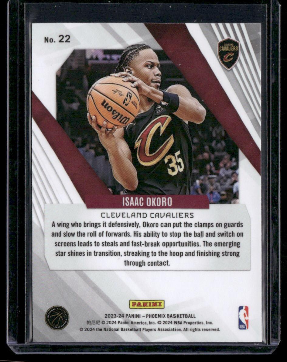 2023-24 Panini Phoenix #22 Isaac Okoro