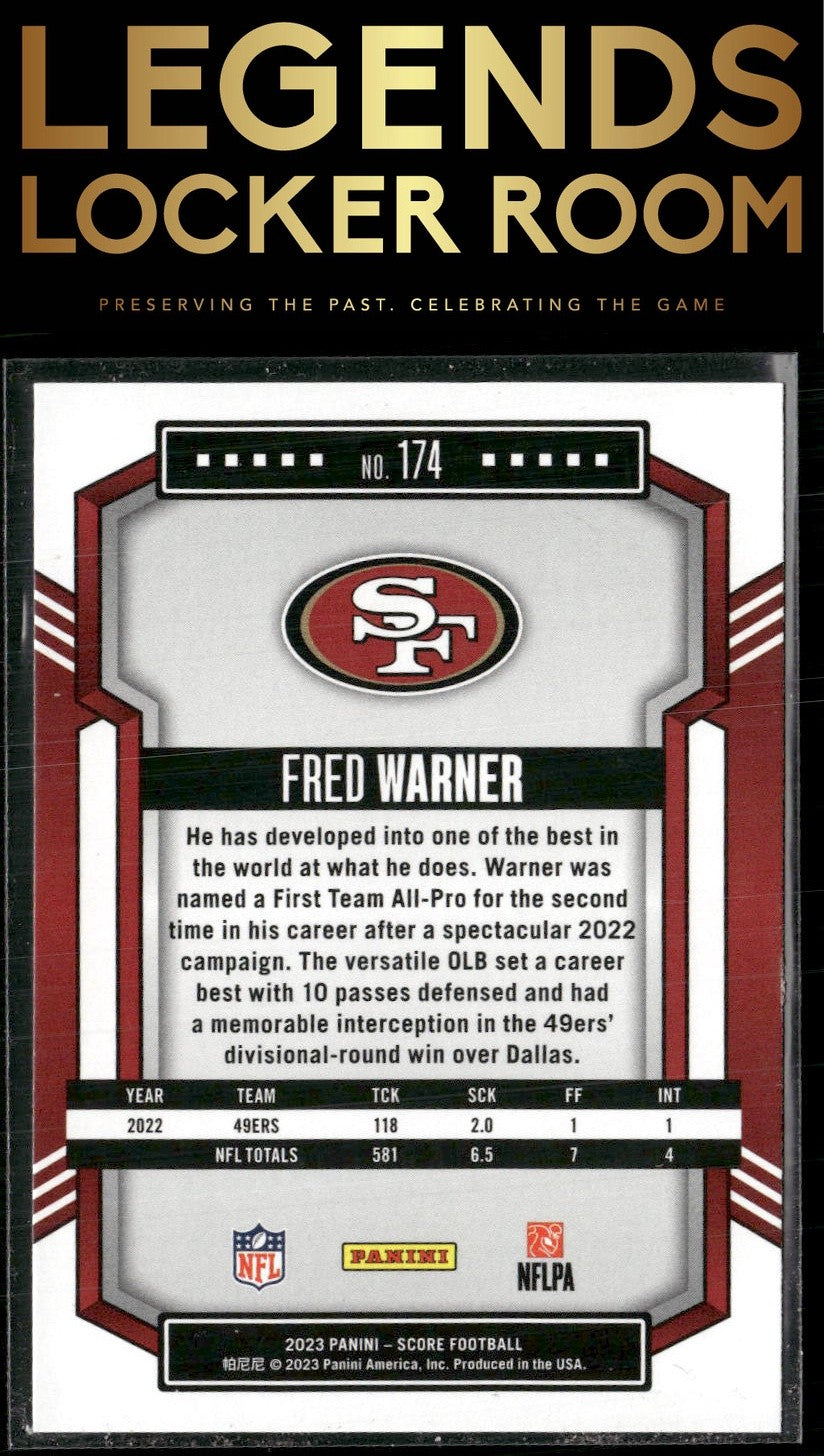 2023 Score #174 Fred Warner