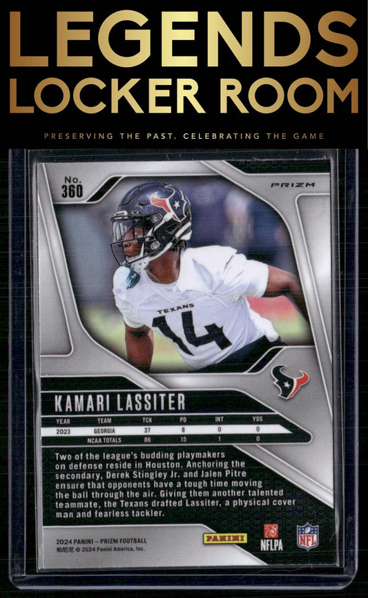 2024 Panini Prizm #360 Kamari Lassiter Silver