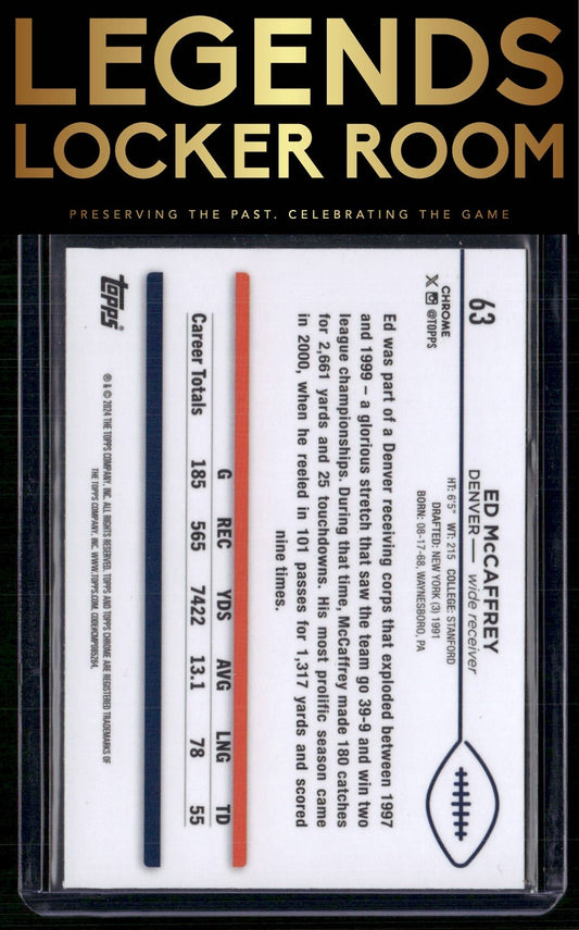 2024 Topps Chrome #63 Ed McCaffrey