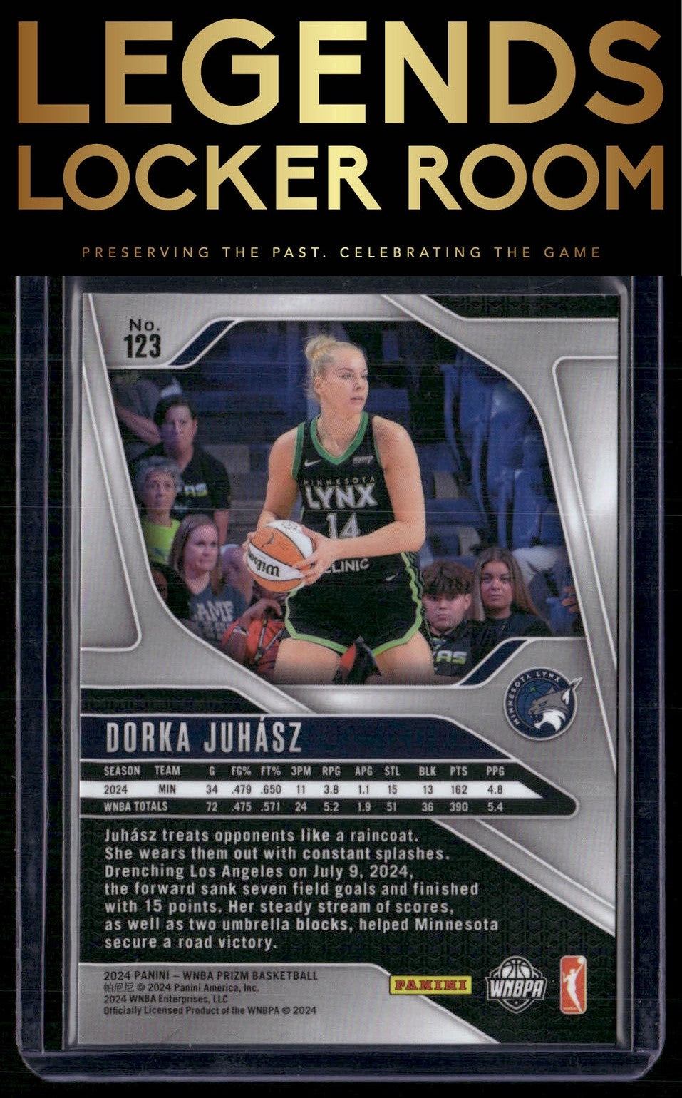 2024 Panini Prizm WNBA #123 Dorka Juhasz