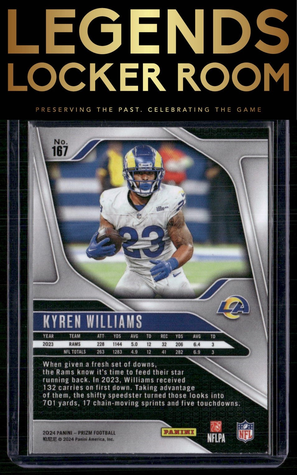2024 Panini Prizm #167 Kyren Williams