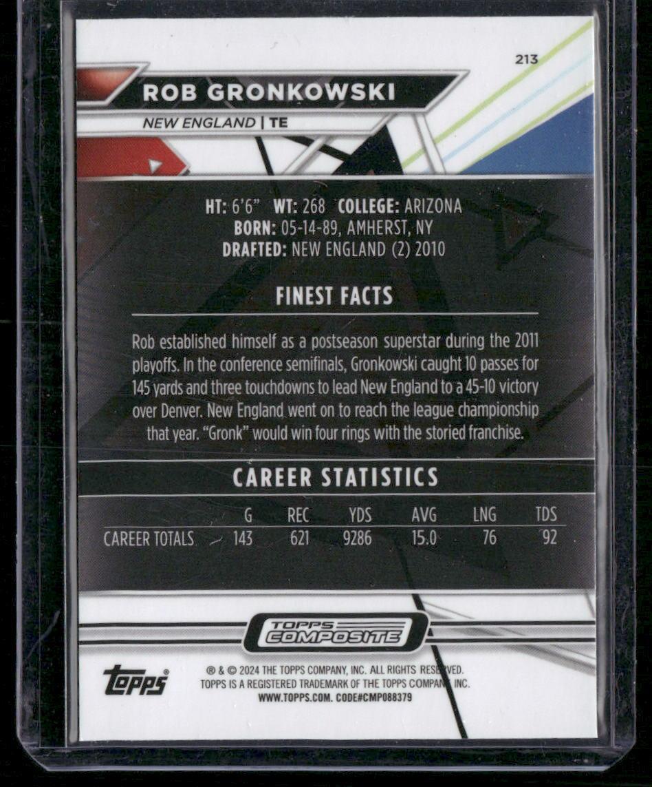 2023 Topps Composite #213 Rob Gronkowski