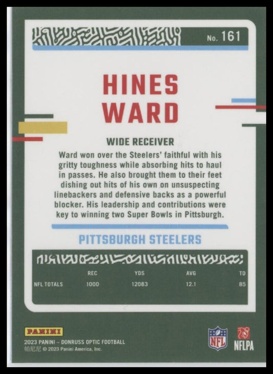 2023 Donruss Optic #161 Hines Ward