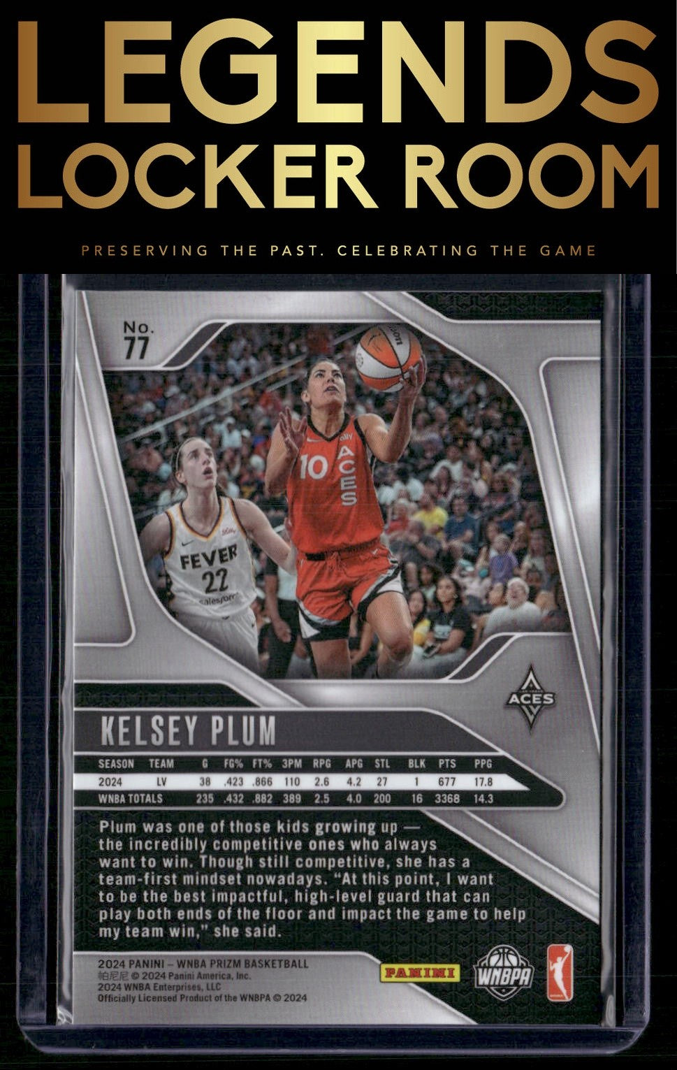 2024 Panini Prizm WNBA #77 Kelsey Plum