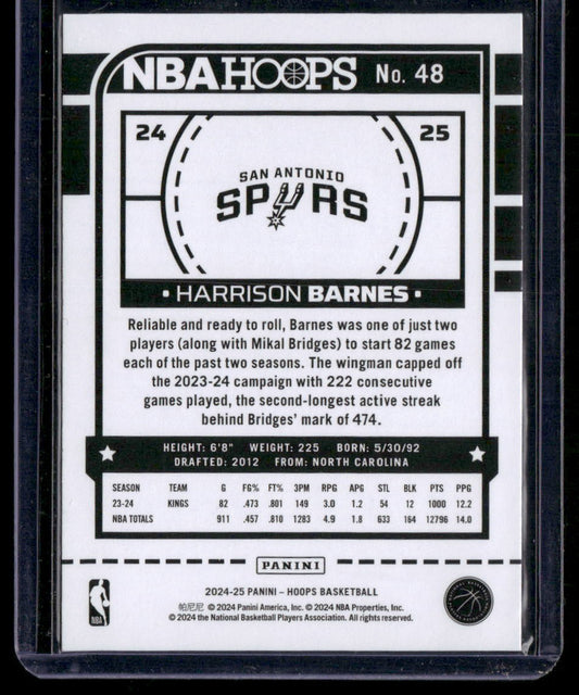 2024-25 Hoops #48 Harrison Barnes
