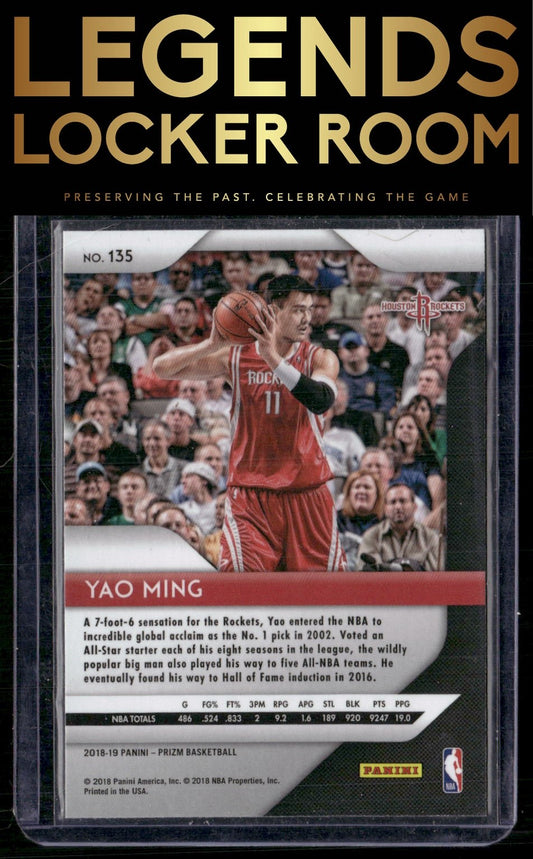 2018-19 Panini Prizm #135 Yao Ming