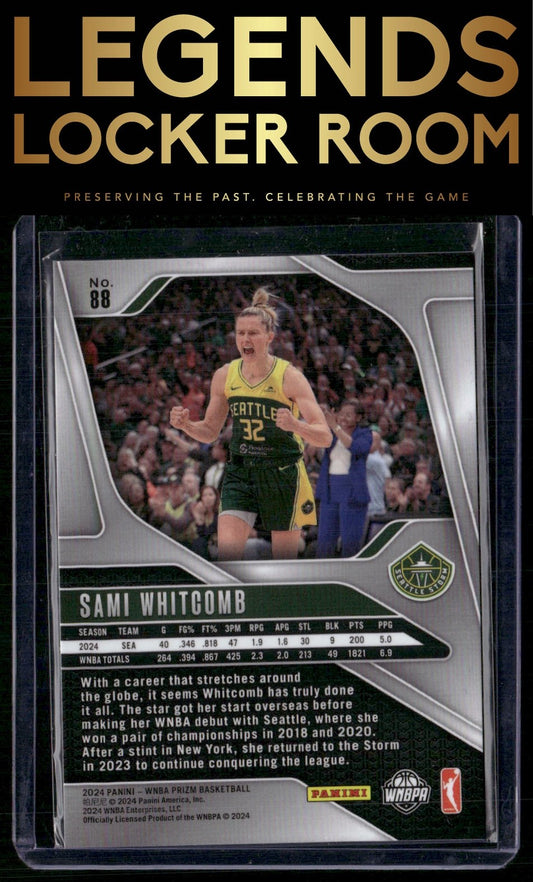 2024 Panini Prizm WNBA #88 Sami Whitcomb