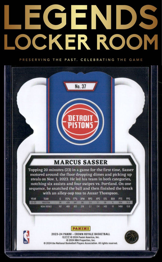 2023-24 Panini Crown Royale #37 Marcus Sasser