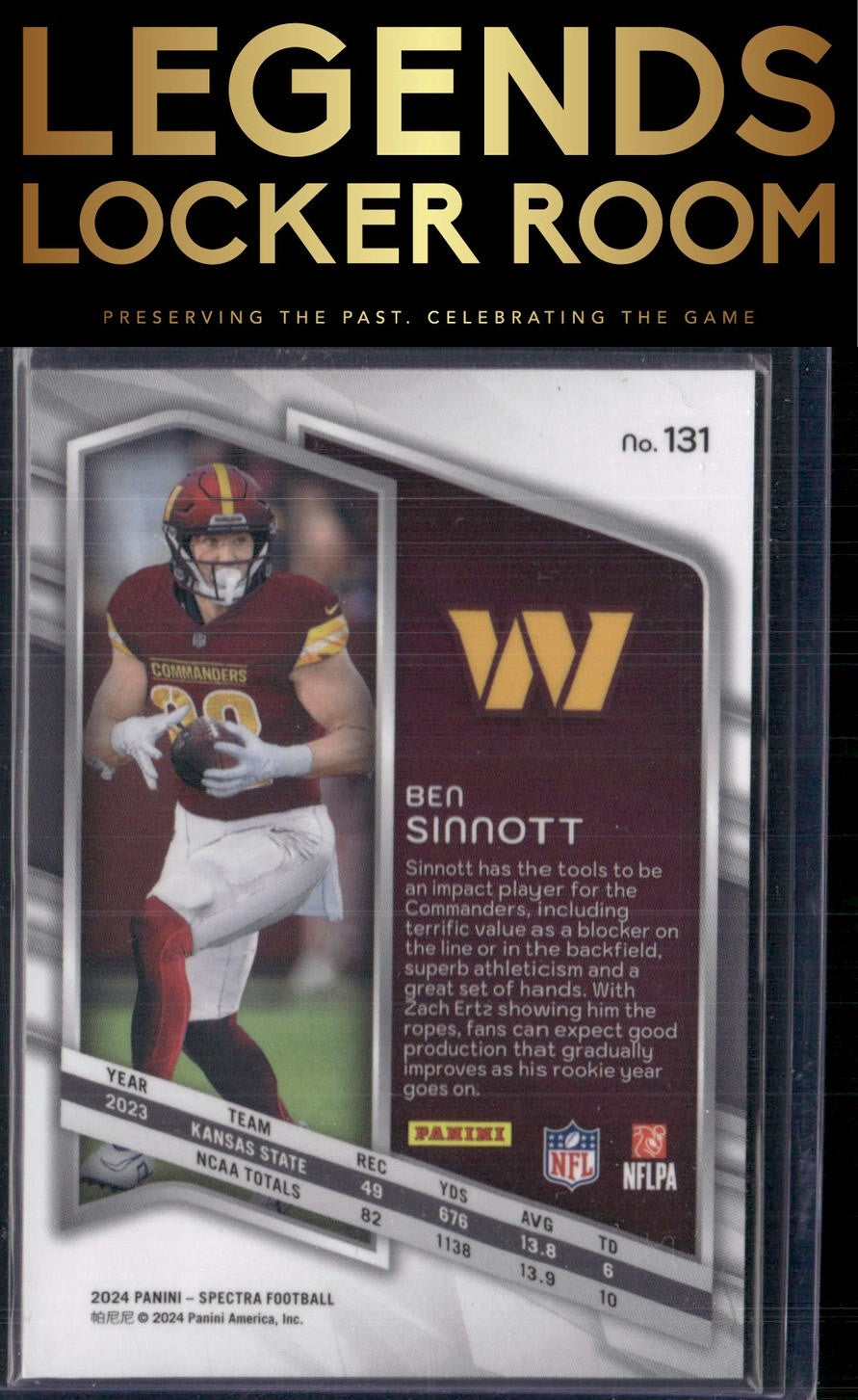 2024 Panini Spectra #131 Ben Sinnott