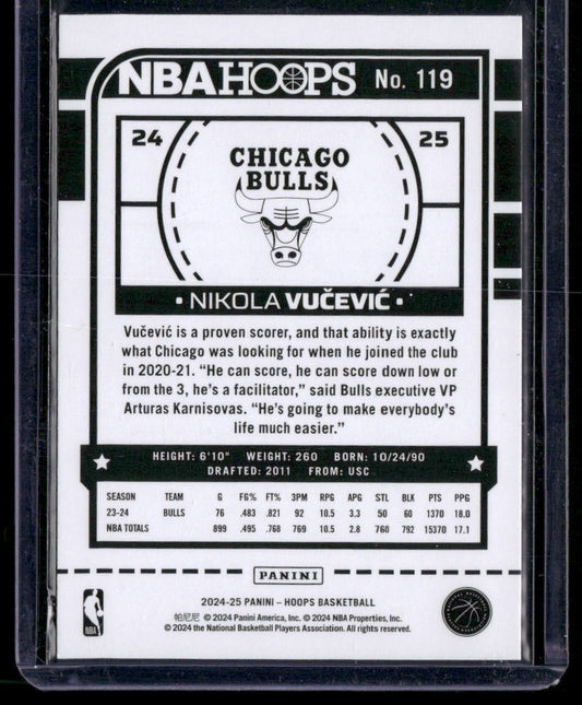 2024-25 Hoops #119 Nikola Vucevic