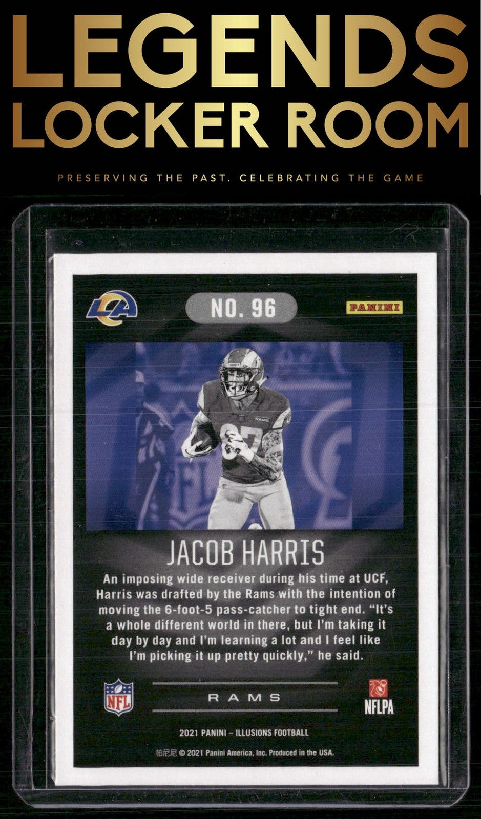 2021 Panini Illusions #96 Jacob Harris Retail