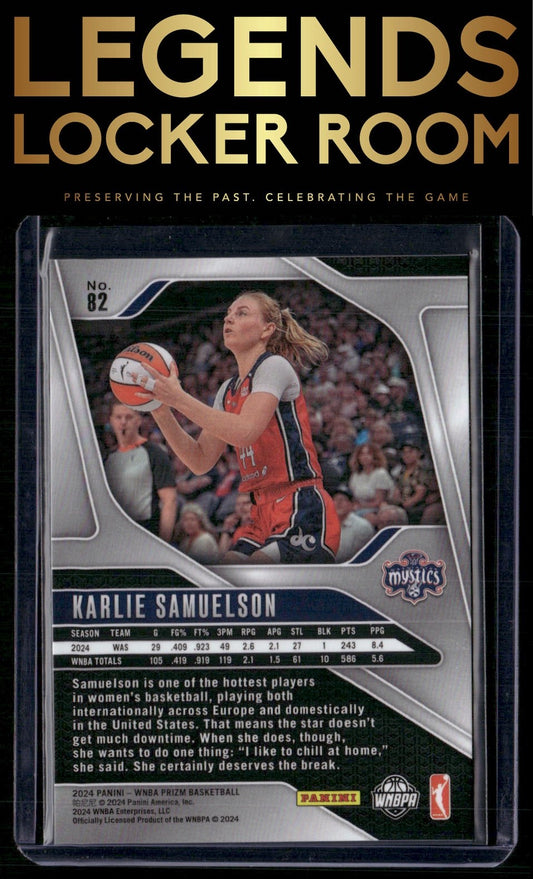 2024 Panini Prizm WNBA #82 Karlie Samuelson