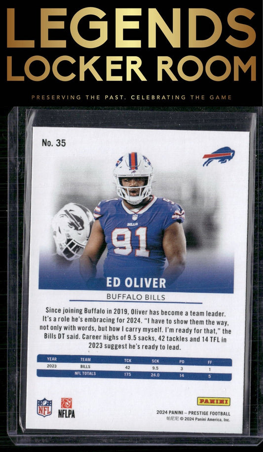 2024 Panini Prestige #35 Ed Oliver
