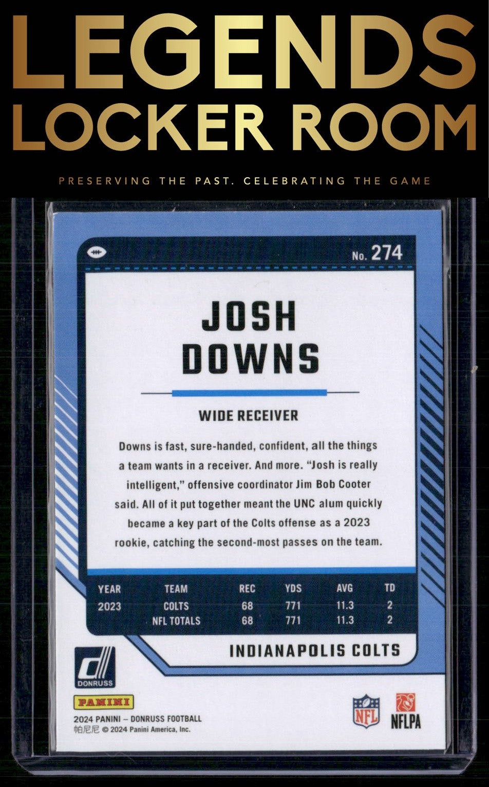 2024 Donruss #274 Josh Downs