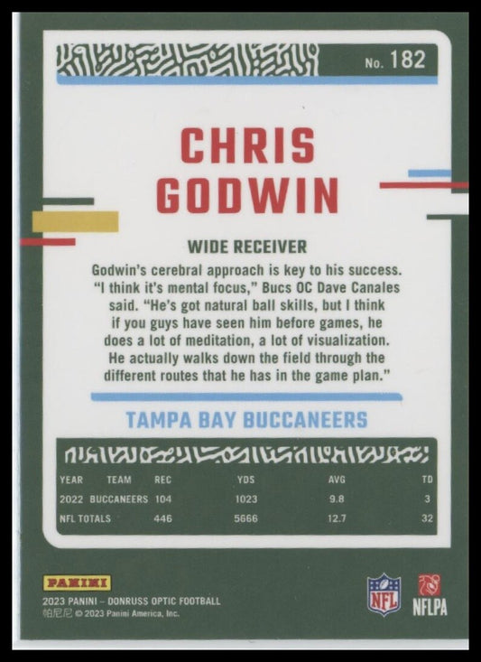 2023 Donruss Optic #182 Chris Godwin