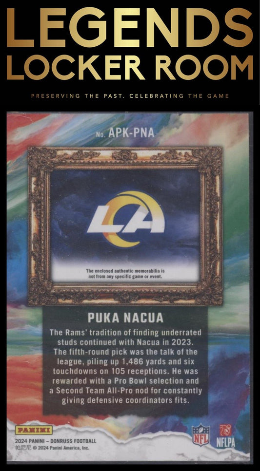 2024 Donruss #APK-PNA Puka Nacua All Pro Kings Studio Series #/100